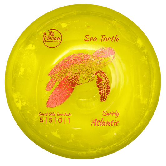 Ocean Discs Sea Turtle - Swirly Atlantic