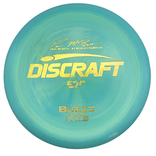 Discraft Buzzz - Paul McBeth - ESP Line - Swirly Turquoise