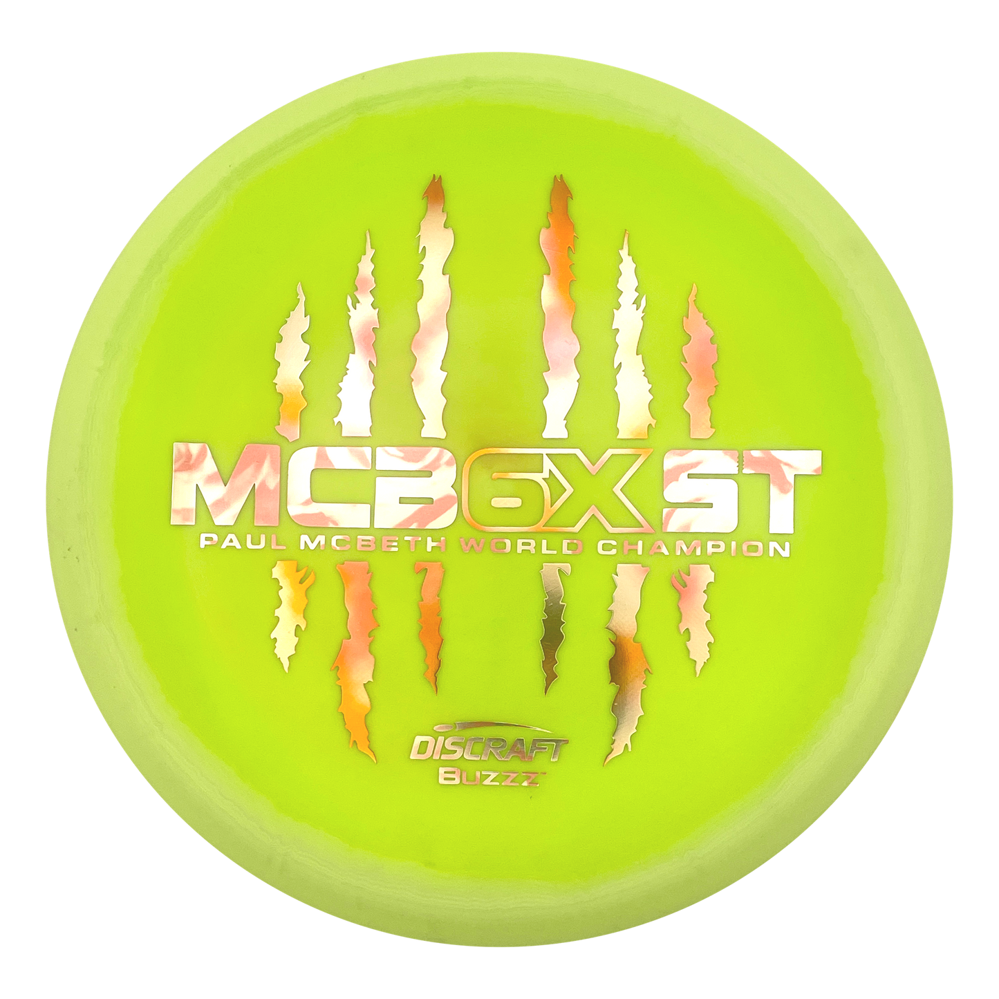 Discraft Buzzz - 6x Paul McBeth - ESP - Swirly Green