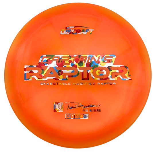 Discraft Captain's Raptor - Z Swirl Line - Orange