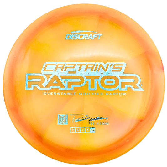 Discraft Captain's Raptor - Z Swirl Line - Light Orange