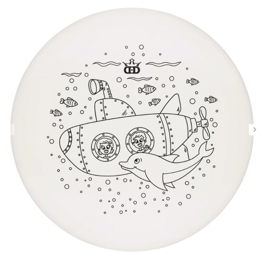 Dynamic Discs Motive -Coloring Book Series DyeMax - Submarine
