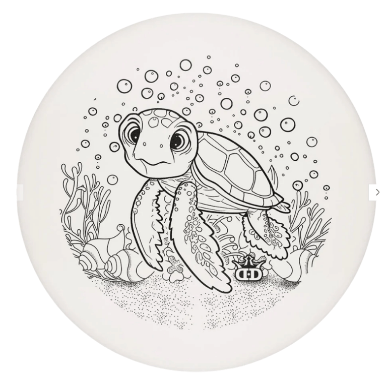 Dynamic Discs Motive - Coloring Book Series DyeMax - Turtle