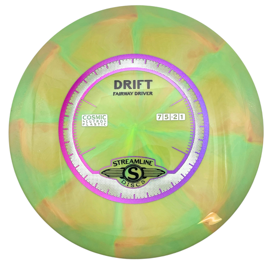 Streamline Drift - Cosmic Neutron - Green Swirl