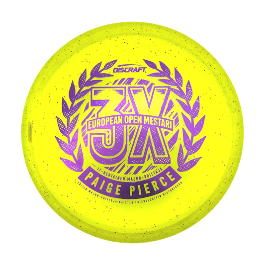 Discraft Fierce - Paige Pierce 3X European Open Champion - Crystal Sparkle - Light Green-Yellow