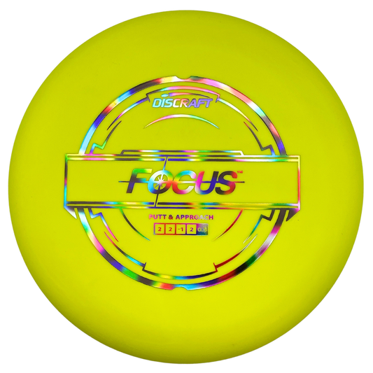 Discraft Focus - Putter Line - Yellow