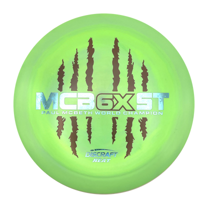 Discraft Heat - 6x Paul McBeth - ESP - Swirly Green
