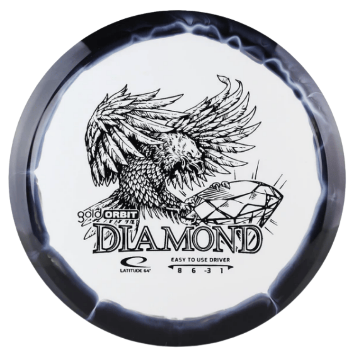 Latitude 64 Diamond - Gold Orbit Line
