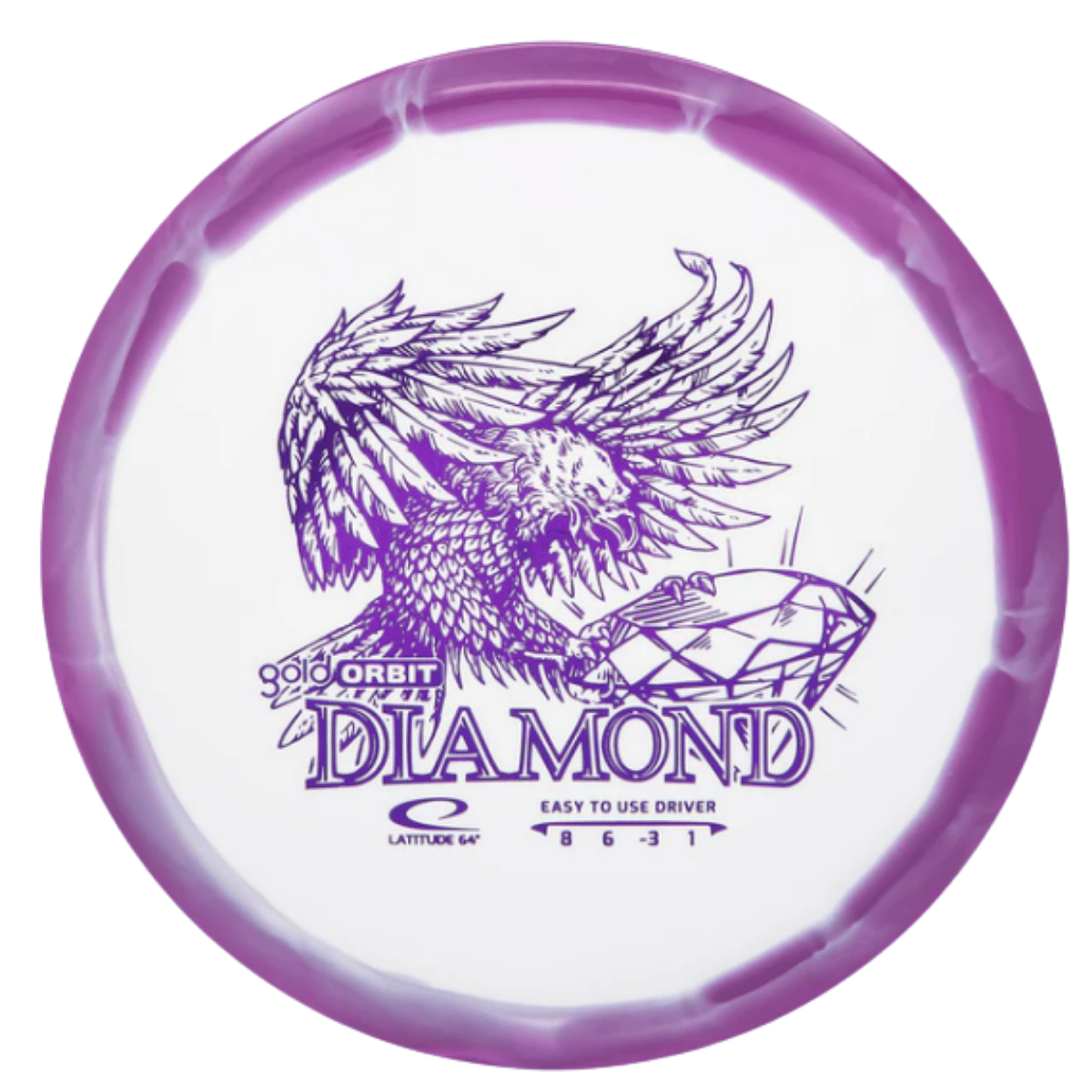 Latitude 64 Diamond - Gold Orbit Line