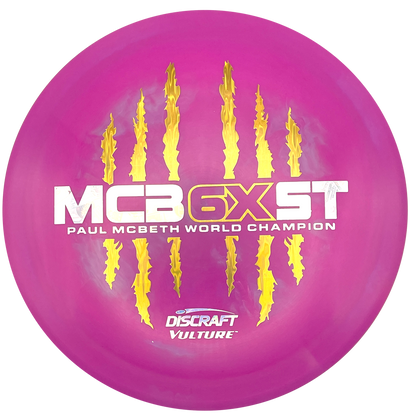 Discraft Vulture - 6x Paul McBeth - ESP - Swirly Pink