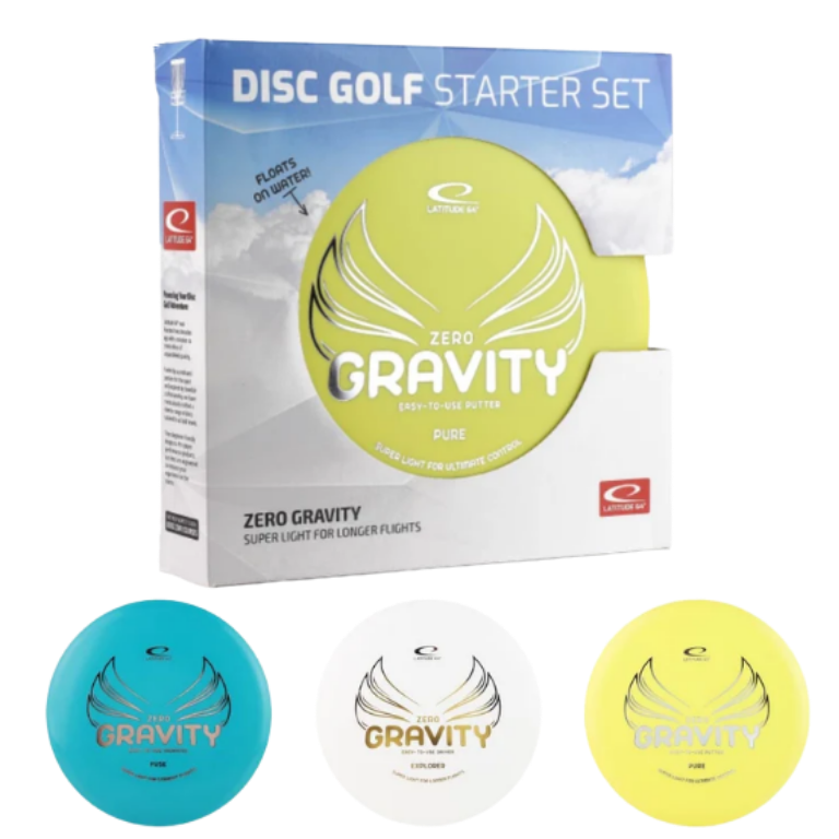 Latitude 64 Disc Golf Starter Set - Zero Gravity