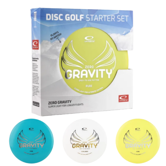 Latitude 64 Disc Golf Starter Set - Zero Gravity