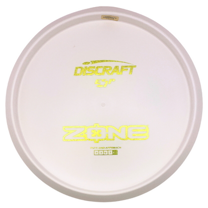 Discraft Zone - ESP Line - Bottom Stamp - White