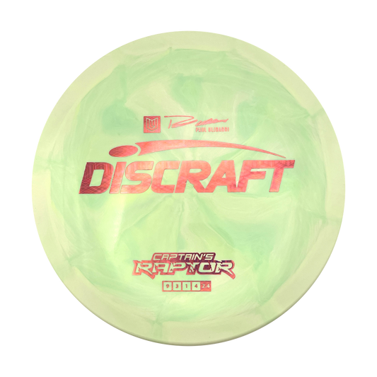 Discraft Captain's Raptor - Paul Ulibarri Signature ESP Swirl - Light Green