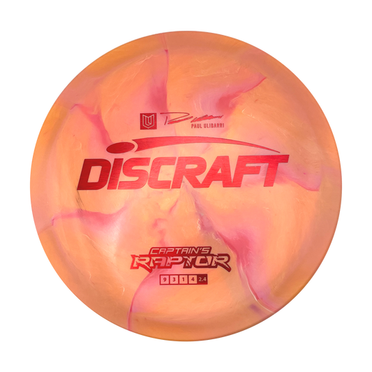 Discraft Captain's Raptor - Paul Ulibarri Signature ESP Swirl - Orange