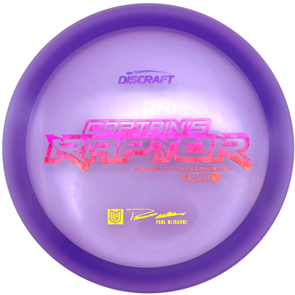 Discraft Captain's Raptor - First Run - Z line - Purple