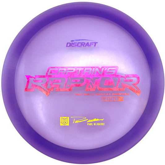 Discraft Captain's Raptor - First Run - Z line - Purple