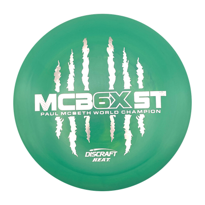 Discraft Heat - 6x Paul McBeth - ESP - Swirly Green