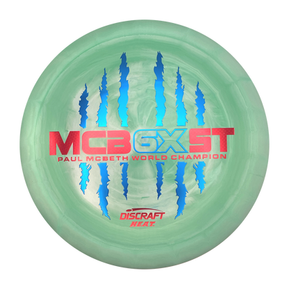 Discraft Heat - 6x Paul McBeth - ESP - Swirly Green