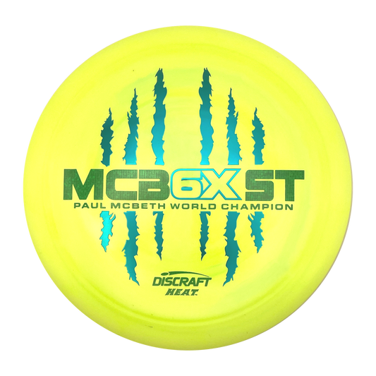 Discraft Heat - 6x Paul McBeth - ESP - Swirly Light Green
