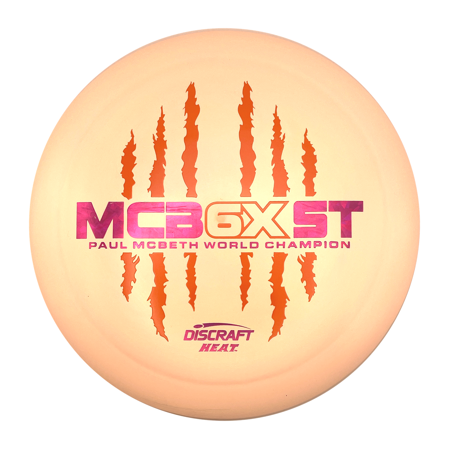 Discraft Heat - 6x Paul McBeth - ESP - Swirly Orange
