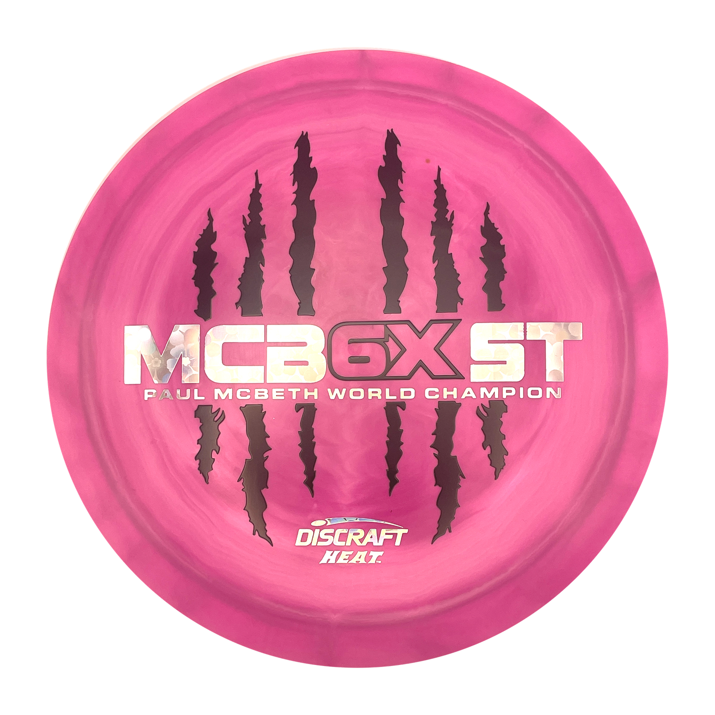 Discraft Heat - 6x Paul McBeth - ESP - Swirly Pink