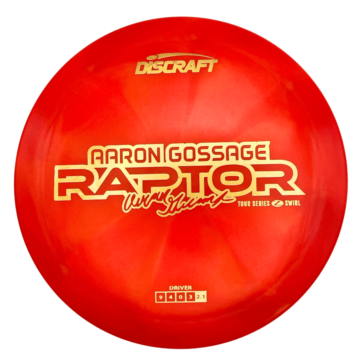 Discraft Raptor - Aaron Gossage - 2025 Tour Series - Z Swirl Line