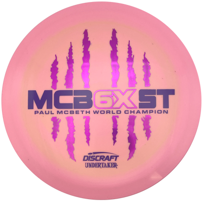 Discraft Undertaker - 6x Paul McBeth - ESP - Swirly Pink