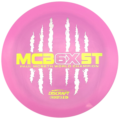 Discraft Undertaker - 6x Paul McBeth - ESP - Swirly Pink