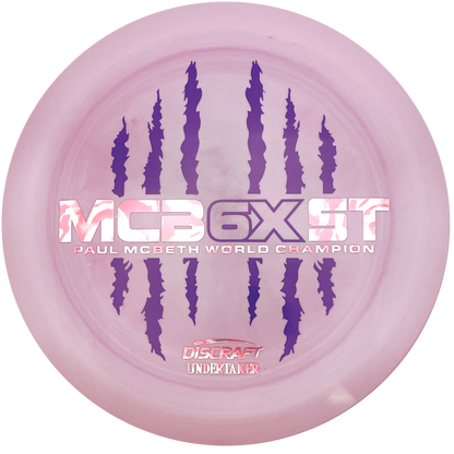 Discraft Undertaker - 6x Paul McBeth - ESP - Swirly Pink