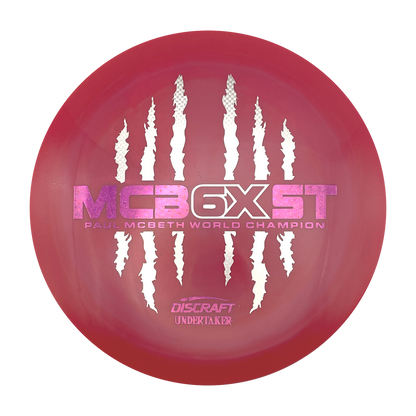 Discraft Undertaker - 6x Paul McBeth - ESP - Swirly Pink