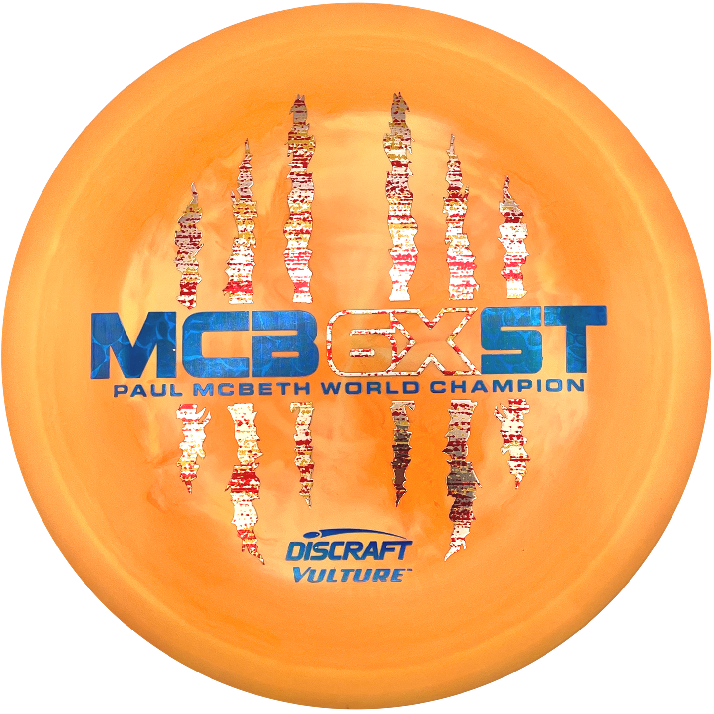 Discraft Vulture - 6x Paul McBeth - ESP - Swirly Orange