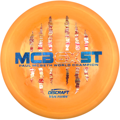 Discraft Vulture - 6x Paul McBeth - ESP - Swirly Orange