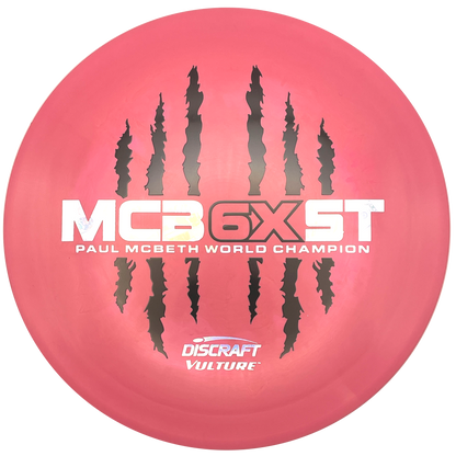 Discraft Vulture - 6x Paul McBeth - ESP - Swirly Pink