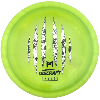 Discraft Zeus - 6x Paul McBeth - ESP - Swirly Light Green