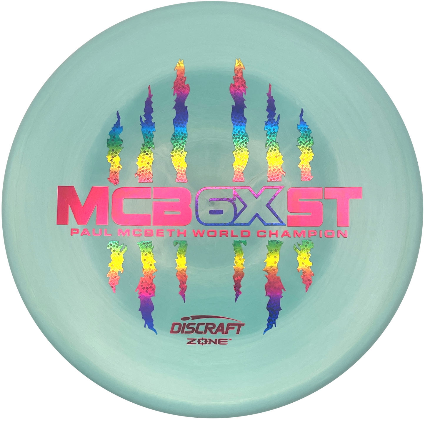 Discraft Zone - 6x Paul McBeth - ESP - Swirly Turquoise