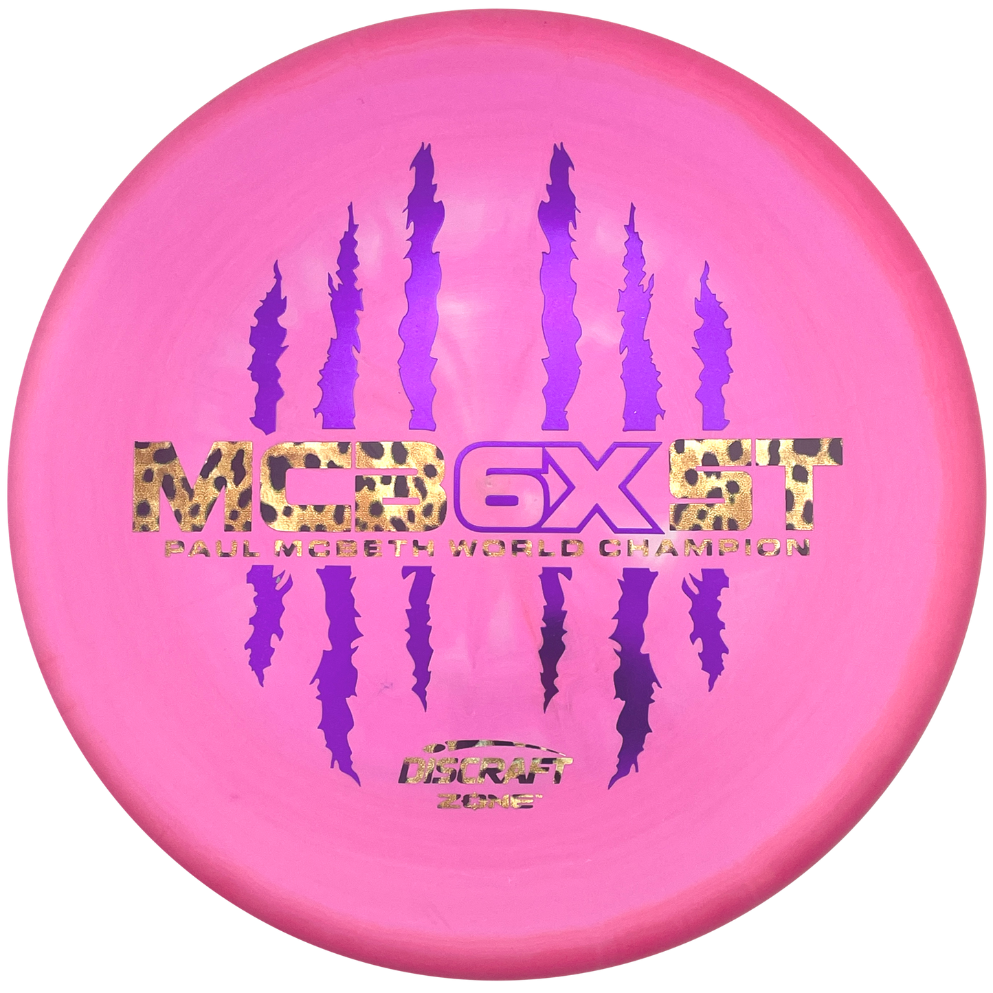 Discraft Zone - 6x Paul McBeth - ESP - Swirly Pink