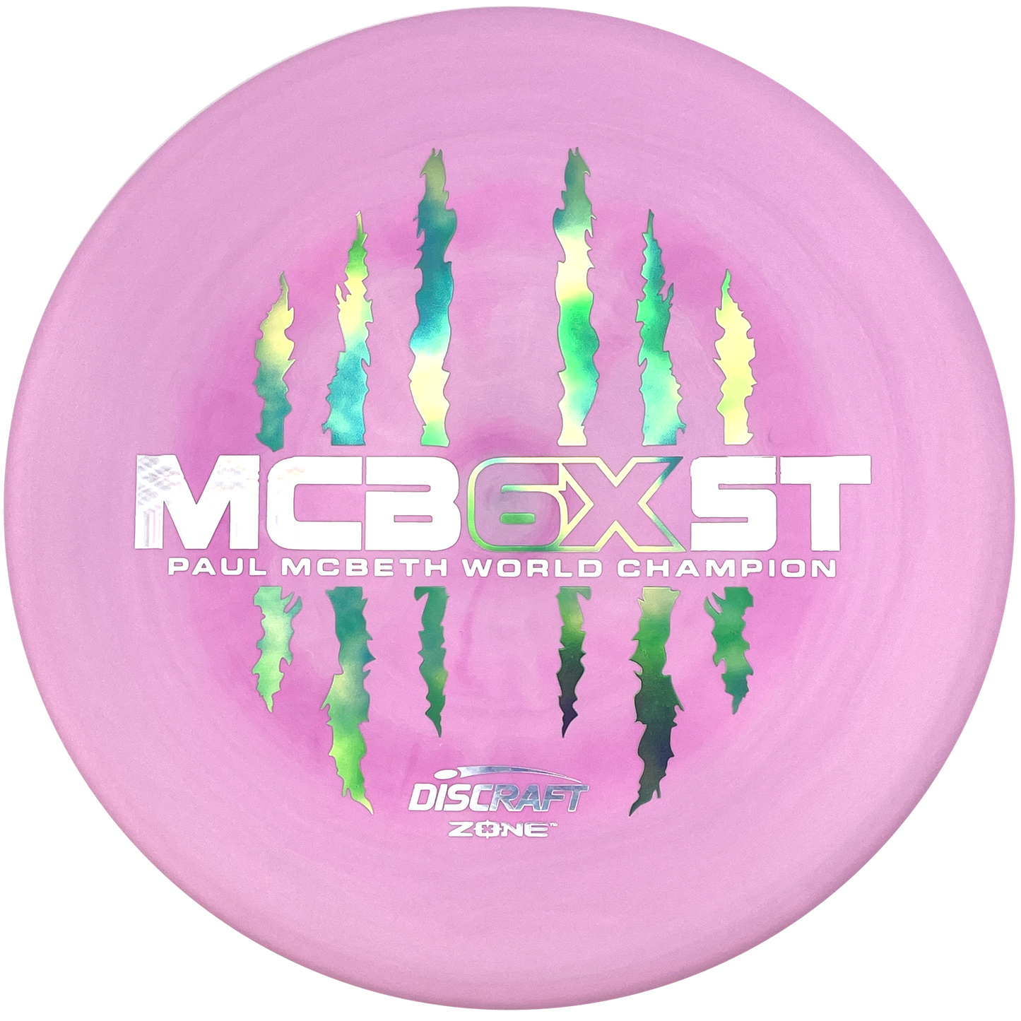 Discraft Zone - 6x Paul McBeth - ESP - Swirly Pink