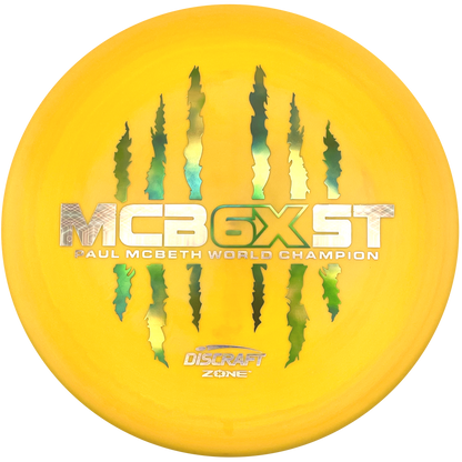Discraft Zone - 6x Paul McBeth - ESP - Swirly Yellow