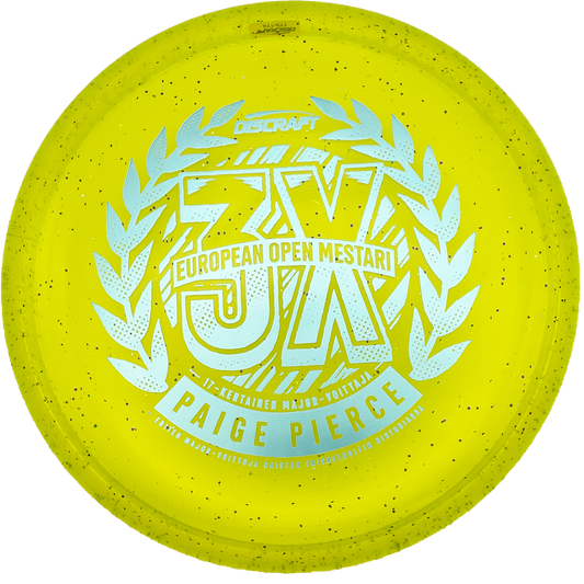 Discraft Fierce - Paige Pierce 3X European Open Champion - Crystal Sparkle - Light Green-Yellow