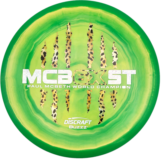 Discraft Buzzz - 6x Paul McBeth - ESP - Swirly Green