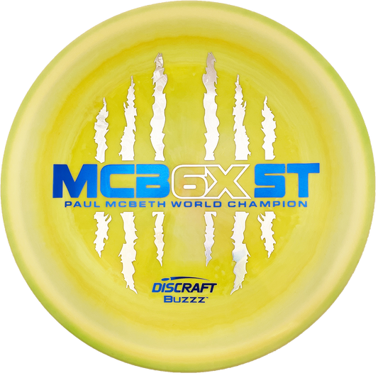 Discraft Buzzz - 6x Paul McBeth - ESP - Swirly Yellow