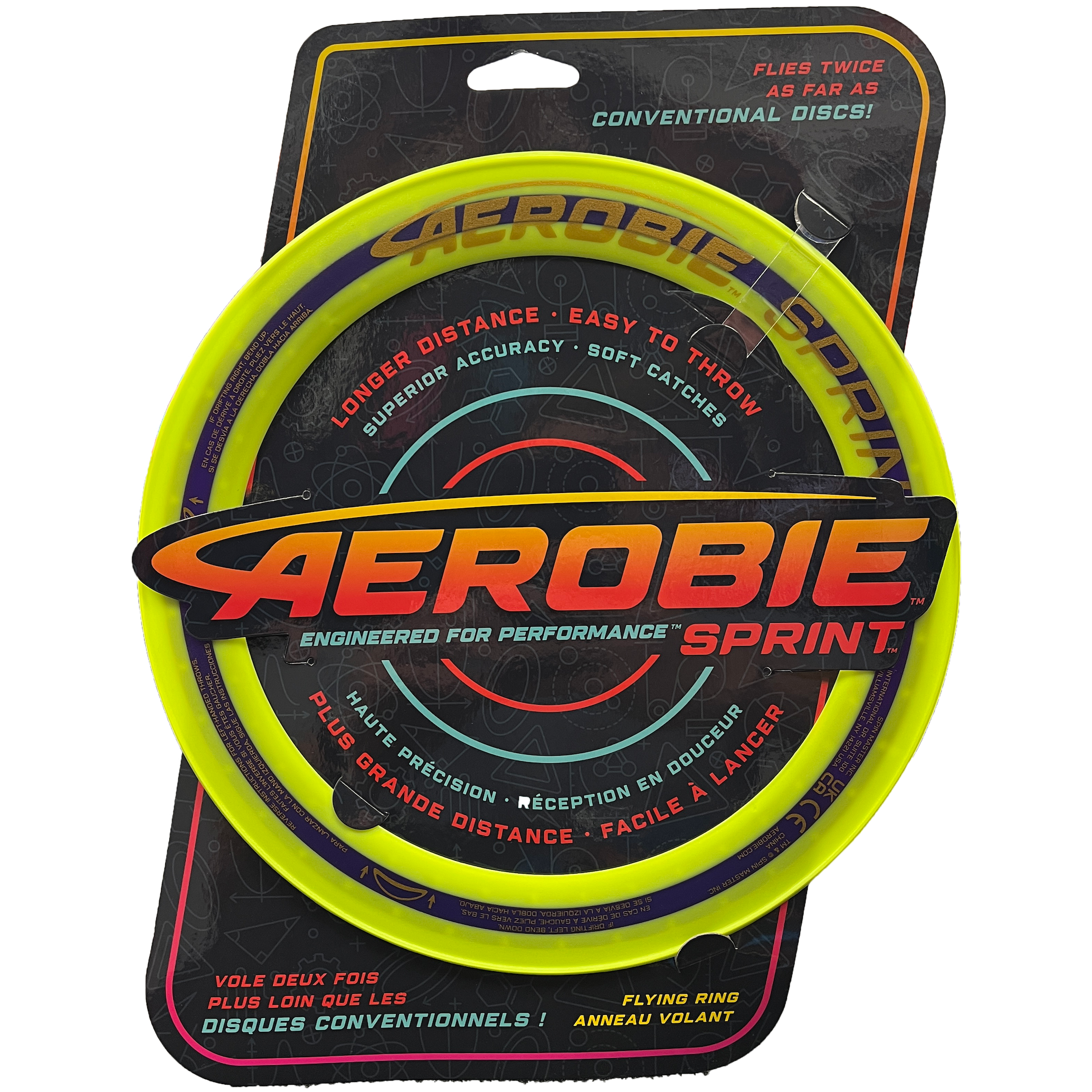 Flying Rin Aerobie Sprint Flying Ring – New Zealand Disc Sports Supplies
