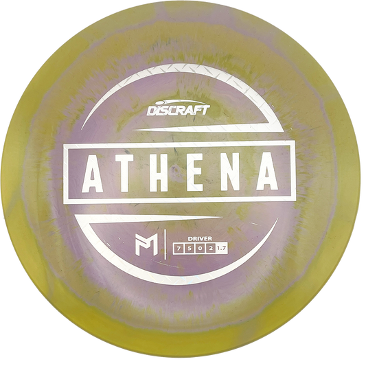 Discraft Athena - Paul McBeth - ESP Line - Swirly Dark Yellow