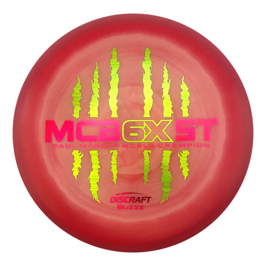 Discraft Buzzz - 6x Paul McBeth - ESP - Swirly Red