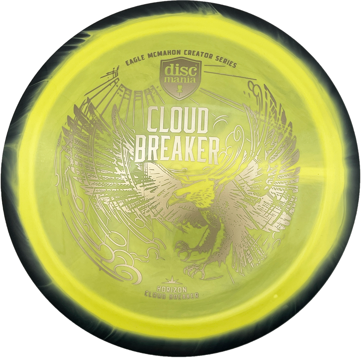 Discmania Cloudbreaker - Eagle McMahon Creator Series - DD3 - Horizon - Yellow - Gold Stamp
