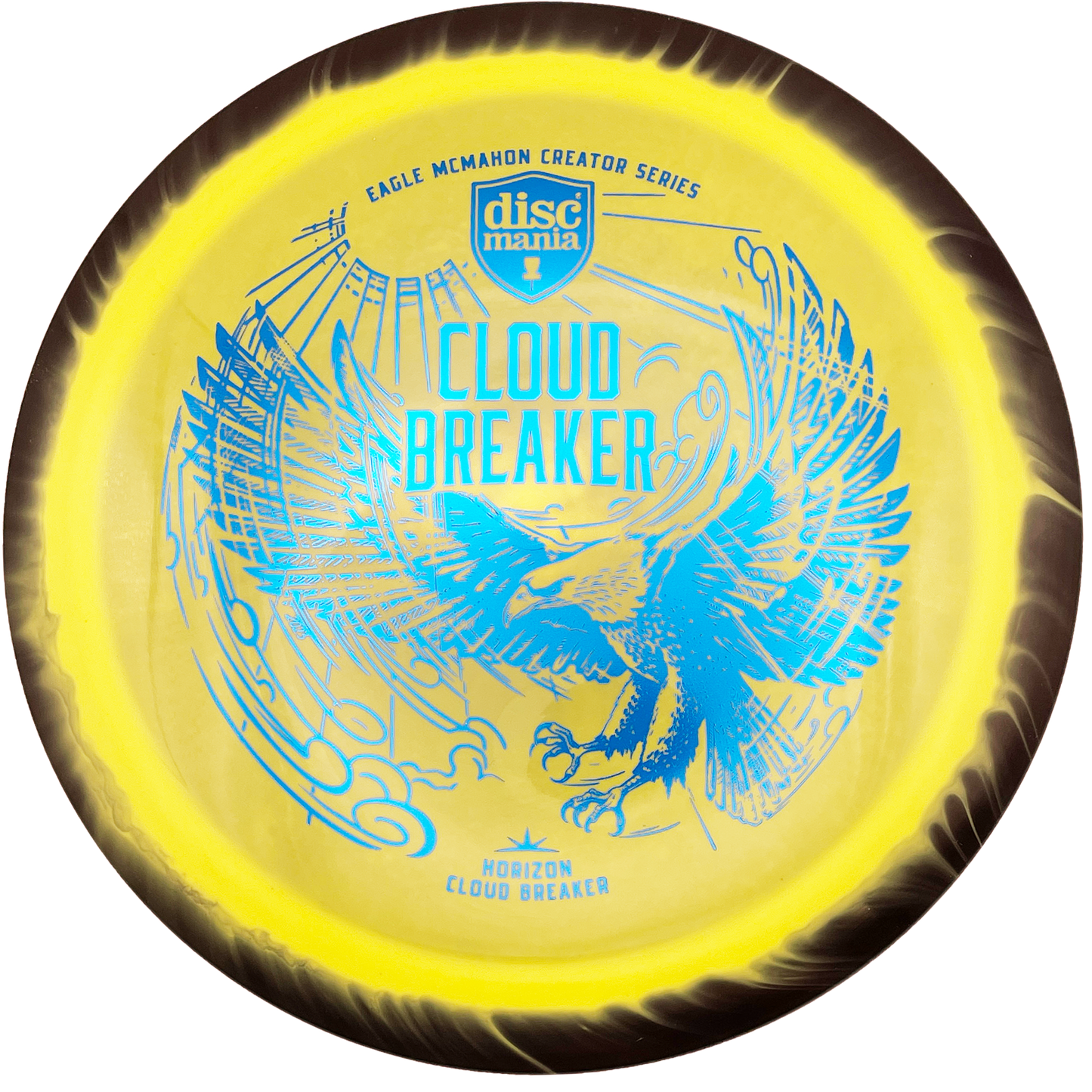 Discmania Cloud Breaker - Eagle McMahon Creator Series - DD3 - Horizon - Yellow - Blue Stamp