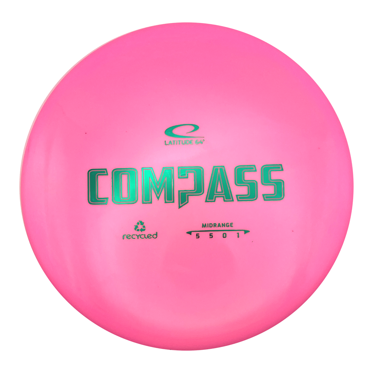 Latitude 64 Compass - Recycled Line - Pink