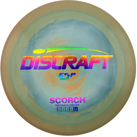 Discraft Scorch - ESP Line - Swirly Turquoise/Brown