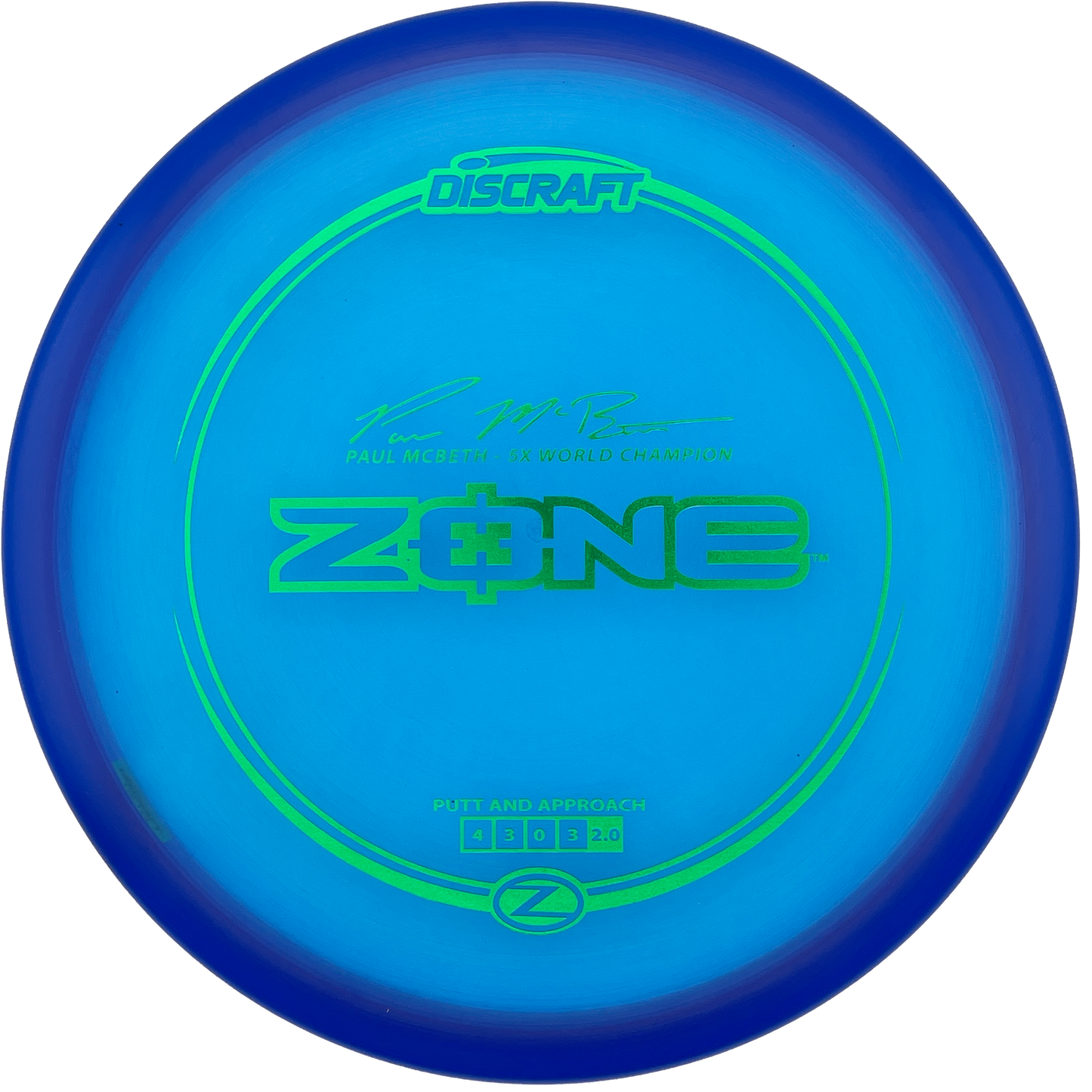 Discraft Zone - Paul McBeth - Z Line - Blue